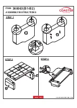 Preview for 3 page of Coaster 360063(B1-B2) Assembly Instructions Manual