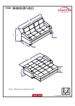 Preview for 6 page of Coaster 360063(B1-B2) Assembly Instructions Manual