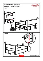 Preview for 7 page of Coaster 400180F Assembly Instructions Manual