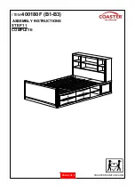 Preview for 9 page of Coaster 400180F Assembly Instructions Manual