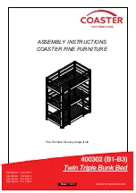 Coaster 400302 Assembly Instructions Manual preview