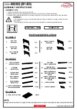 Preview for 2 page of Coaster 400302 Assembly Instructions Manual