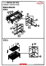 Preview for 5 page of Coaster 400302 Assembly Instructions Manual