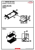 Preview for 6 page of Coaster 400302 Assembly Instructions Manual