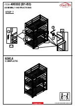 Preview for 7 page of Coaster 400302 Assembly Instructions Manual