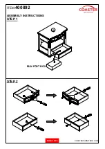 Preview for 3 page of Coaster 400892 Assembly Instructions