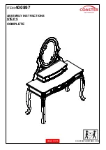 Preview for 5 page of Coaster 400897 Assembly Instructions Manual