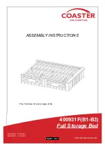 Coaster 400931FB1 Assembly Instructions Manual предпросмотр