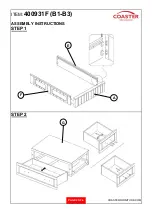 Preview for 4 page of Coaster 400931FB1 Assembly Instructions Manual