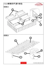 Preview for 5 page of Coaster 400931FB1 Assembly Instructions Manual