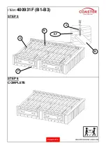 Preview for 6 page of Coaster 400931FB1 Assembly Instructions Manual