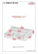 Preview for 7 page of Coaster 400931FB1 Assembly Instructions Manual