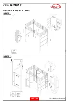 Предварительный просмотр 4 страницы Coaster 400961T Assembly Instructions Manual