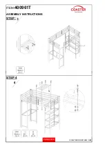 Предварительный просмотр 5 страницы Coaster 400961T Assembly Instructions Manual