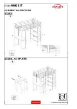 Предварительный просмотр 6 страницы Coaster 400961T Assembly Instructions Manual