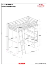 Предварительный просмотр 8 страницы Coaster 400961T Assembly Instructions Manual