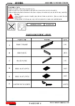 Preview for 2 page of Coaster 401006 Assembly Instructions