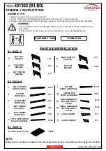 Preview for 2 page of Coaster 401302 Assembly Instructions Manual