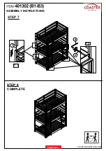 Preview for 7 page of Coaster 401302 Assembly Instructions Manual