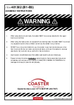 Preview for 9 page of Coaster 401302 Assembly Instructions Manual