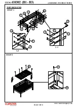 Preview for 3 page of Coaster 410302 Assembly Instructions Manual