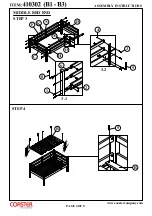 Preview for 4 page of Coaster 410302 Assembly Instructions Manual