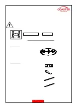 Preview for 2 page of Coaster 4241 Assembly Instructions Manual