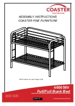 Coaster 460056V Assembly Instructions Manual preview