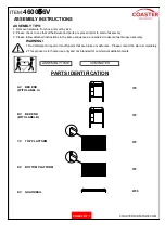 Preview for 2 page of Coaster 460056V Assembly Instructions Manual