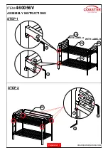 Preview for 4 page of Coaster 460056V Assembly Instructions Manual