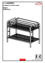 Preview for 5 page of Coaster 460056V Assembly Instructions Manual