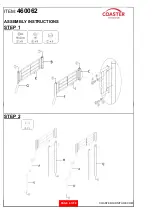 Preview for 4 page of Coaster 460062 Assembly Instructions Manual