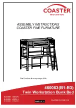 Coaster 460063 Assembly Instructions Manual preview