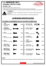 Preview for 4 page of Coaster 460063 Assembly Instructions Manual