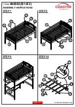 Preview for 7 page of Coaster 460063 Assembly Instructions Manual