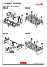 Preview for 4 page of Coaster 460071 Assembly Instructions Manual