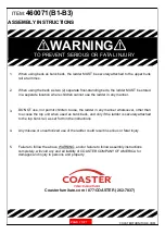 Preview for 7 page of Coaster 460071 Assembly Instructions Manual