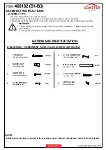 Preview for 3 page of Coaster 460182 Assembly Instructions Manual