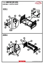 Preview for 4 page of Coaster 460182 Assembly Instructions Manual