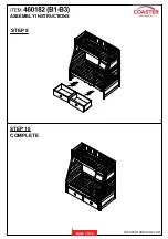 Preview for 7 page of Coaster 460182 Assembly Instructions Manual