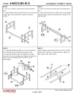 Preview for 3 page of Coaster 460212 Assembly Instructions Manual