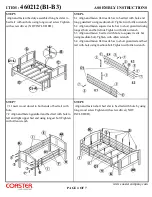 Preview for 4 page of Coaster 460212 Assembly Instructions Manual