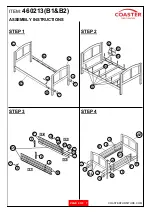 Preview for 4 page of Coaster 460213 Assembly Instructions Manual