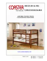 Preview for 1 page of Coaster 460221 Assembly Instructions Manual