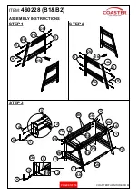 Preview for 4 page of Coaster 460228 Assembly Instructions Manual