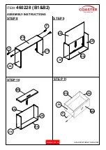 Preview for 7 page of Coaster 460228 Assembly Instructions Manual