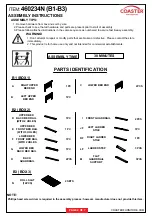 Preview for 2 page of Coaster 460234N Assembly Instructions Manual