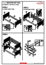 Preview for 4 page of Coaster 460234N Assembly Instructions Manual