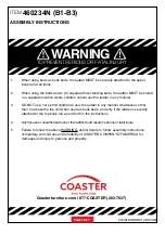 Preview for 7 page of Coaster 460234N Assembly Instructions Manual