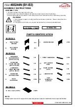 Preview for 2 page of Coaster 460244N Assembly Instructions Manual